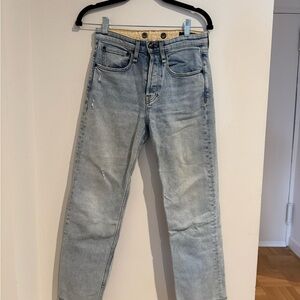 Rag & Bone high rise straight jeans